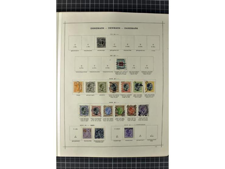 1840/1927, ungebrauchte und gestempelte Sammlung mit guten Werten und Sätzen in 2 Schaubeck-Alben