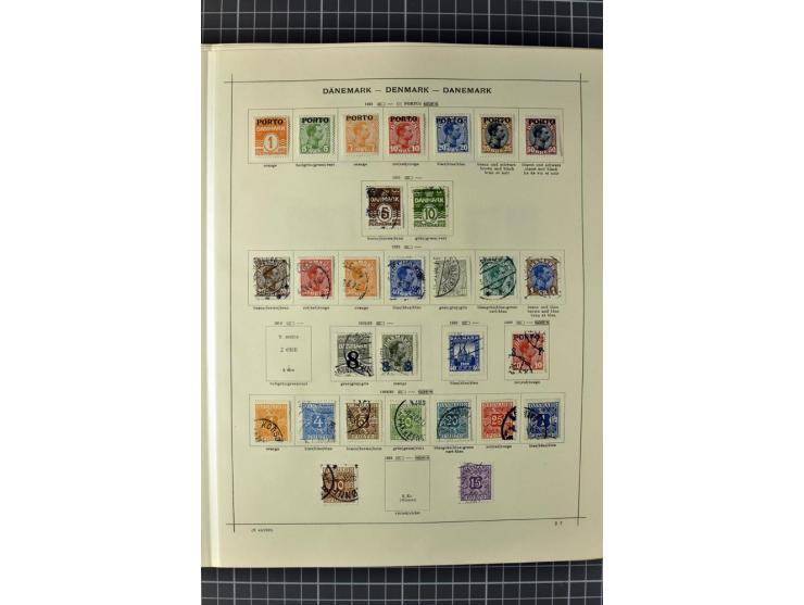 1840/1927, ungebrauchte und gestempelte Sammlung mit guten Werten und Sätzen in 2 Schaubeck-Alben
