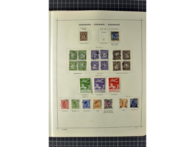 1840/1927, ungebrauchte und gestempelte Sammlung mit guten Werten und Sätzen in 2 Schaubeck-Alben
