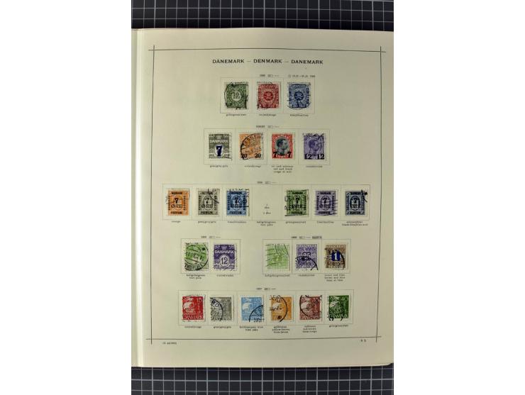 1840/1927, ungebrauchte und gestempelte Sammlung mit guten Werten und Sätzen in 2 Schaubeck-Alben