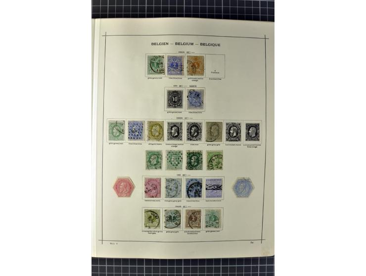 1840/1927, ungebrauchte und gestempelte Sammlung mit guten Werten und Sätzen in 2 Schaubeck-Alben