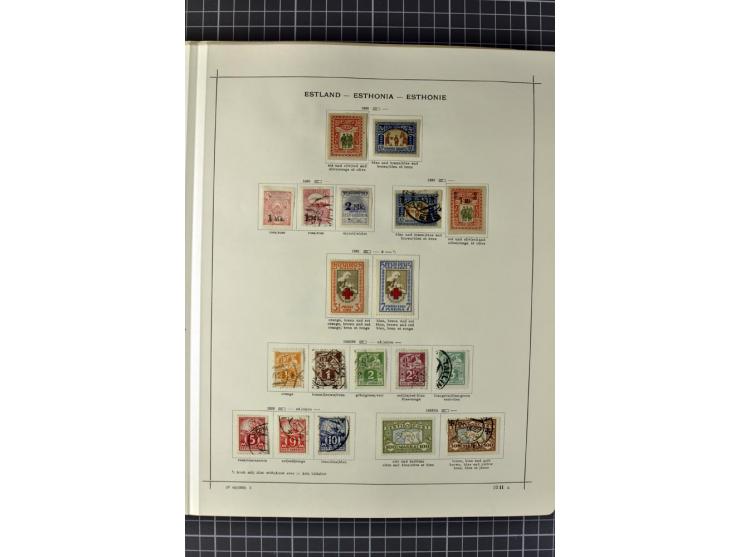 1840/1927, ungebrauchte und gestempelte Sammlung mit guten Werten und Sätzen in 2 Schaubeck-Alben