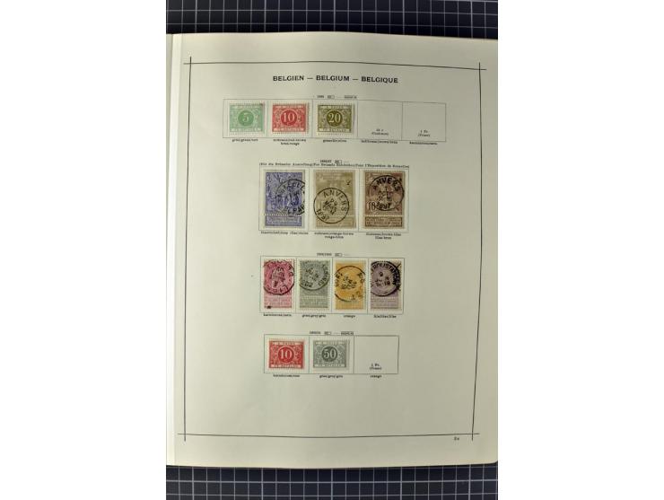 1840/1927, ungebrauchte und gestempelte Sammlung mit guten Werten und Sätzen in 2 Schaubeck-Alben