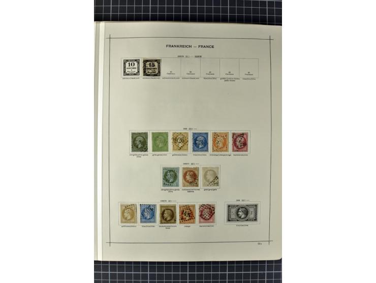 1840/1927, ungebrauchte und gestempelte Sammlung mit guten Werten und Sätzen in 2 Schaubeck-Alben