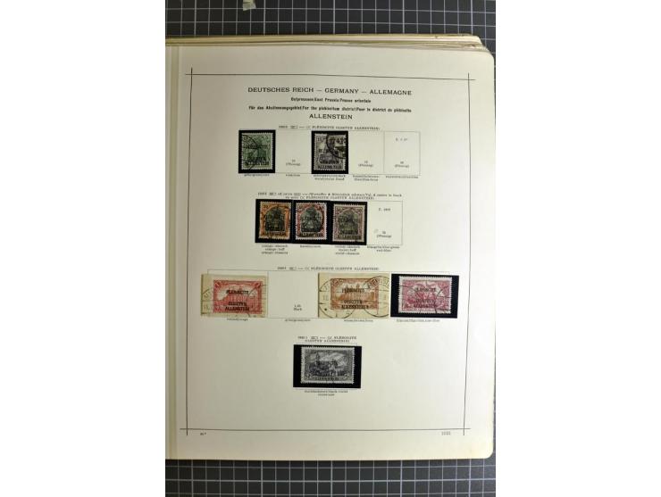 1849/1942, ungebrauchte und gestempelte Sammlung mit besseren Ausgaben in 2 alten Schaubek-Alben, dazu kleines Einsteckbuch m