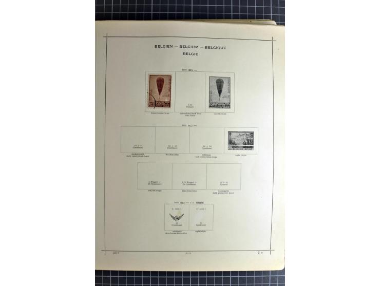 1849/1942, ungebrauchte und gestempelte Sammlung mit besseren Ausgaben in 2 alten Schaubek-Alben, dazu kleines Einsteckbuch m