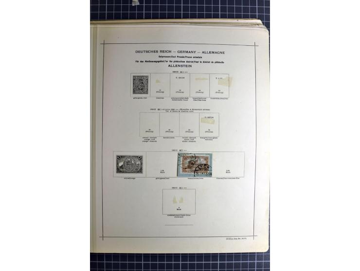 1849/1942, ungebrauchte und gestempelte Sammlung mit besseren Ausgaben in 2 alten Schaubek-Alben, dazu kleines Einsteckbuch m
