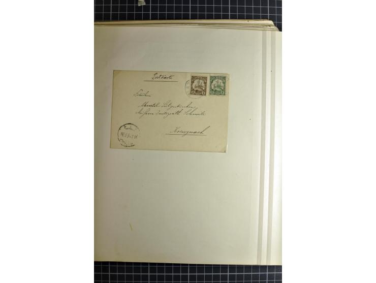 1849/1942, ungebrauchte und gestempelte Sammlung mit besseren Ausgaben in 2 alten Schaubek-Alben, dazu kleines Einsteckbuch m