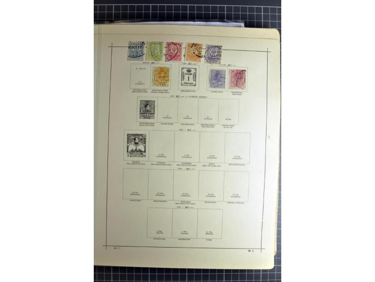 1849/1942, ungebrauchte und gestempelte Sammlung mit besseren Ausgaben in 2 alten Schaubek-Alben, dazu kleines Einsteckbuch m