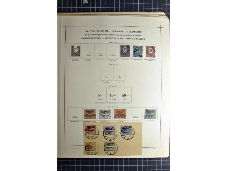 1849/1942, ungebrauchte und gestempelte Sammlung mit besseren Ausgaben in 2 alten Schaubek-Alben, dazu kleines Einsteckbuch m