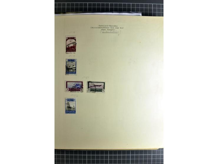 1849/1942, ungebrauchte und gestempelte Sammlung mit besseren Ausgaben in 2 alten Schaubek-Alben, dazu kleines Einsteckbuch m