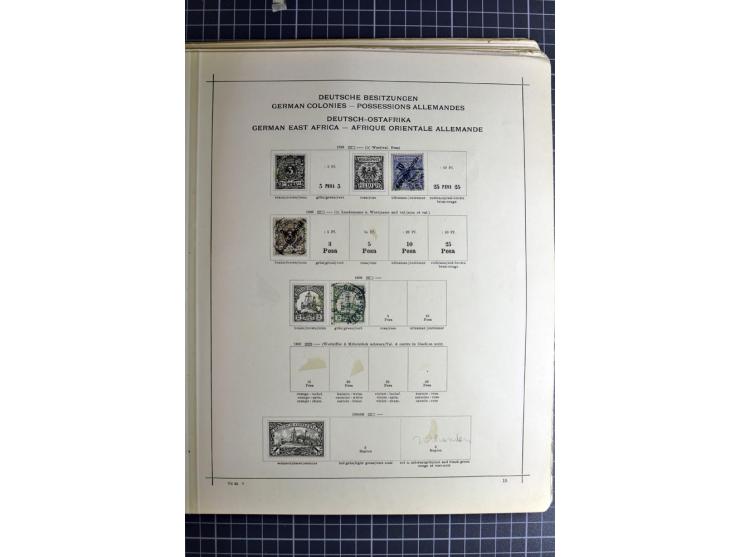 1849/1942, ungebrauchte und gestempelte Sammlung mit besseren Ausgaben in 2 alten Schaubek-Alben, dazu kleines Einsteckbuch m