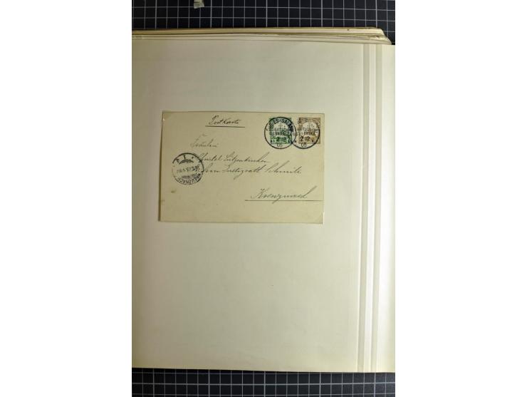 1849/1942, ungebrauchte und gestempelte Sammlung mit besseren Ausgaben in 2 alten Schaubek-Alben, dazu kleines Einsteckbuch m