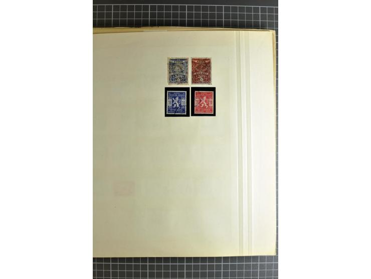 1849/1942, ungebrauchte und gestempelte Sammlung mit besseren Ausgaben in 2 alten Schaubek-Alben, dazu kleines Einsteckbuch m