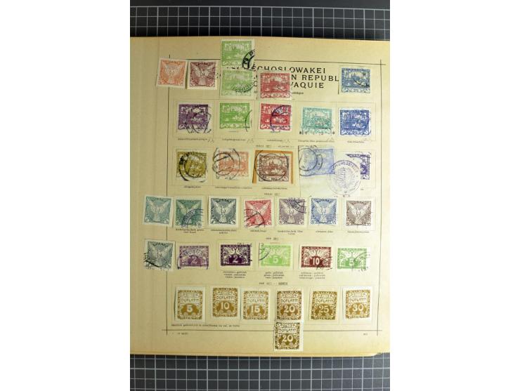 1849/1942, ungebrauchte und gestempelte Sammlung mit besseren Ausgaben in 2 alten Schaubek-Alben, dazu kleines Einsteckbuch m