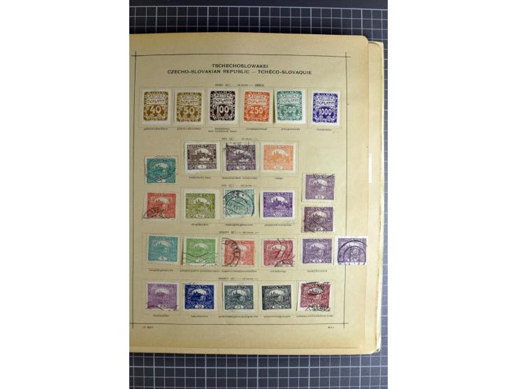 1849/1942, ungebrauchte und gestempelte Sammlung mit besseren Ausgaben in 2 alten Schaubek-Alben, dazu kleines Einsteckbuch m