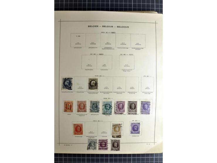 1849/1942, ungebrauchte und gestempelte Sammlung mit besseren Ausgaben in 2 alten Schaubek-Alben, dazu kleines Einsteckbuch m