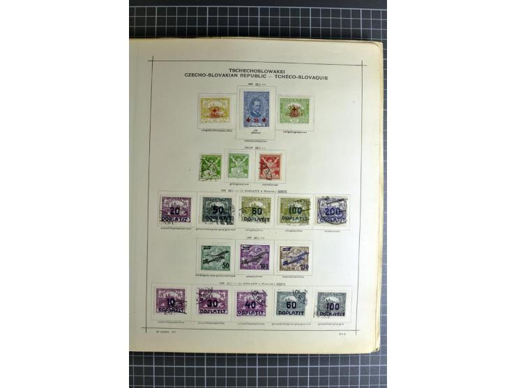 1849/1942, ungebrauchte und gestempelte Sammlung mit besseren Ausgaben in 2 alten Schaubek-Alben, dazu kleines Einsteckbuch m