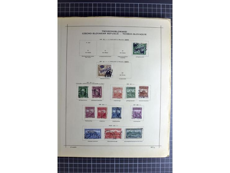 1849/1942, ungebrauchte und gestempelte Sammlung mit besseren Ausgaben in 2 alten Schaubek-Alben, dazu kleines Einsteckbuch m