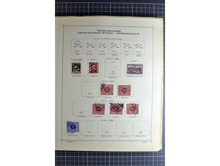 1849/1942, ungebrauchte und gestempelte Sammlung mit besseren Ausgaben in 2 alten Schaubek-Alben, dazu kleines Einsteckbuch m