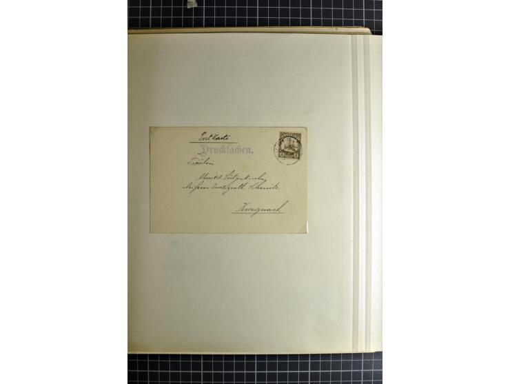 1849/1942, ungebrauchte und gestempelte Sammlung mit besseren Ausgaben in 2 alten Schaubek-Alben, dazu kleines Einsteckbuch m