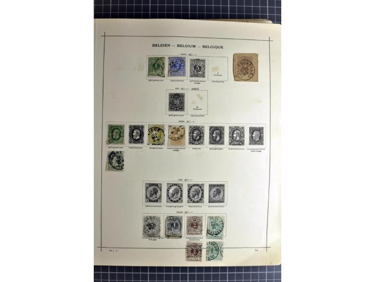 1849/1942, ungebrauchte und gestempelte Sammlung mit besseren Ausgaben in 2 alten Schaubek-Alben, dazu kleines Einsteckbuch m