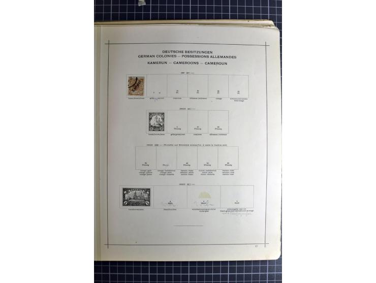 1849/1942, ungebrauchte und gestempelte Sammlung mit besseren Ausgaben in 2 alten Schaubek-Alben, dazu kleines Einsteckbuch m
