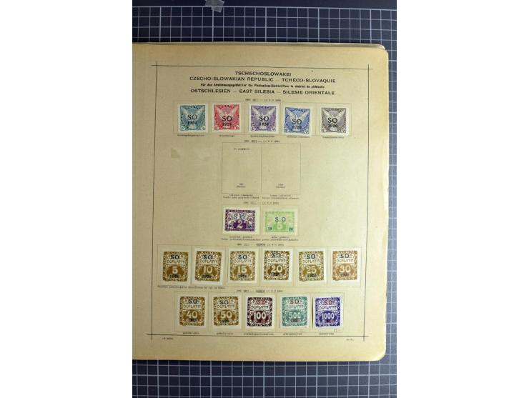 1849/1942, ungebrauchte und gestempelte Sammlung mit besseren Ausgaben in 2 alten Schaubek-Alben, dazu kleines Einsteckbuch m