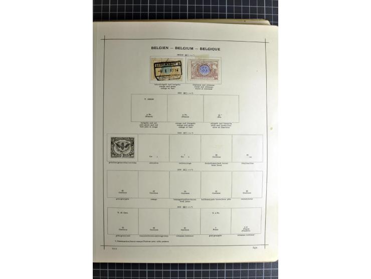 1849/1942, ungebrauchte und gestempelte Sammlung mit besseren Ausgaben in 2 alten Schaubek-Alben, dazu kleines Einsteckbuch m