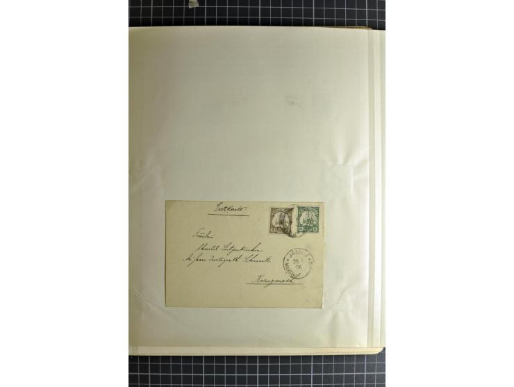 1849/1942, ungebrauchte und gestempelte Sammlung mit besseren Ausgaben in 2 alten Schaubek-Alben, dazu kleines Einsteckbuch m
