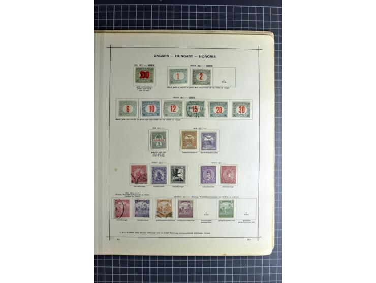 1849/1942, ungebrauchte und gestempelte Sammlung mit besseren Ausgaben in 2 alten Schaubek-Alben, dazu kleines Einsteckbuch m