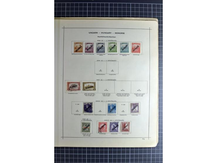 1849/1942, ungebrauchte und gestempelte Sammlung mit besseren Ausgaben in 2 alten Schaubek-Alben, dazu kleines Einsteckbuch m