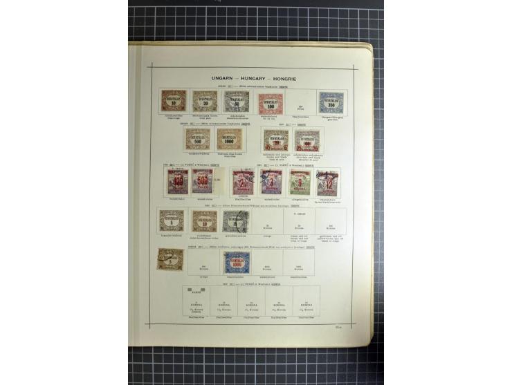1849/1942, ungebrauchte und gestempelte Sammlung mit besseren Ausgaben in 2 alten Schaubek-Alben, dazu kleines Einsteckbuch m