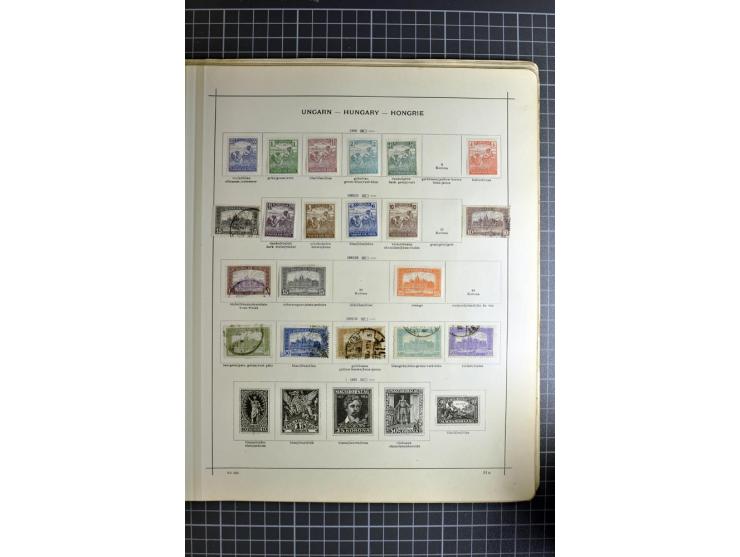 1849/1942, ungebrauchte und gestempelte Sammlung mit besseren Ausgaben in 2 alten Schaubek-Alben, dazu kleines Einsteckbuch m