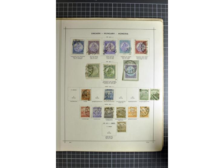 1849/1942, ungebrauchte und gestempelte Sammlung mit besseren Ausgaben in 2 alten Schaubek-Alben, dazu kleines Einsteckbuch m
