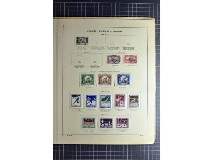 1849/1942, ungebrauchte und gestempelte Sammlung mit besseren Ausgaben in 2 alten Schaubek-Alben, dazu kleines Einsteckbuch m