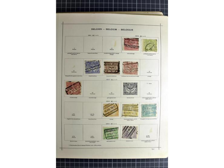 1849/1942, ungebrauchte und gestempelte Sammlung mit besseren Ausgaben in 2 alten Schaubek-Alben, dazu kleines Einsteckbuch m
