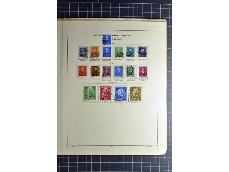 1849/1942, ungebrauchte und gestempelte Sammlung mit besseren Ausgaben in 2 alten Schaubek-Alben, dazu kleines Einsteckbuch m