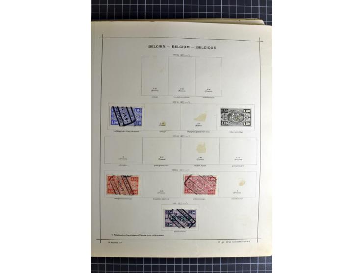 1849/1942, ungebrauchte und gestempelte Sammlung mit besseren Ausgaben in 2 alten Schaubek-Alben, dazu kleines Einsteckbuch m