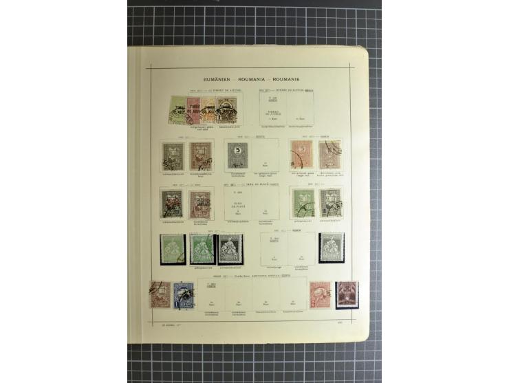1849/1942, ungebrauchte und gestempelte Sammlung mit besseren Ausgaben in 2 alten Schaubek-Alben, dazu kleines Einsteckbuch m
