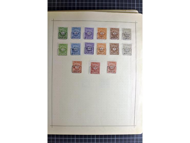 1849/1942, ungebrauchte und gestempelte Sammlung mit besseren Ausgaben in 2 alten Schaubek-Alben, dazu kleines Einsteckbuch m