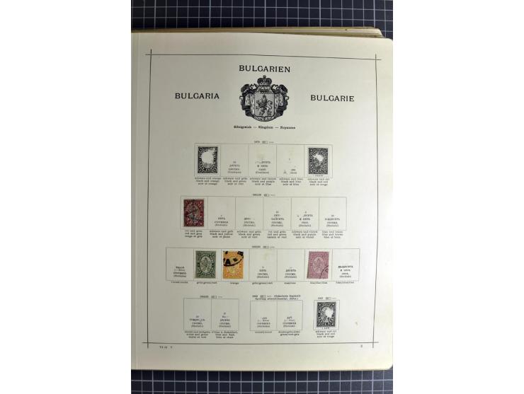 1849/1942, ungebrauchte und gestempelte Sammlung mit besseren Ausgaben in 2 alten Schaubek-Alben, dazu kleines Einsteckbuch m
