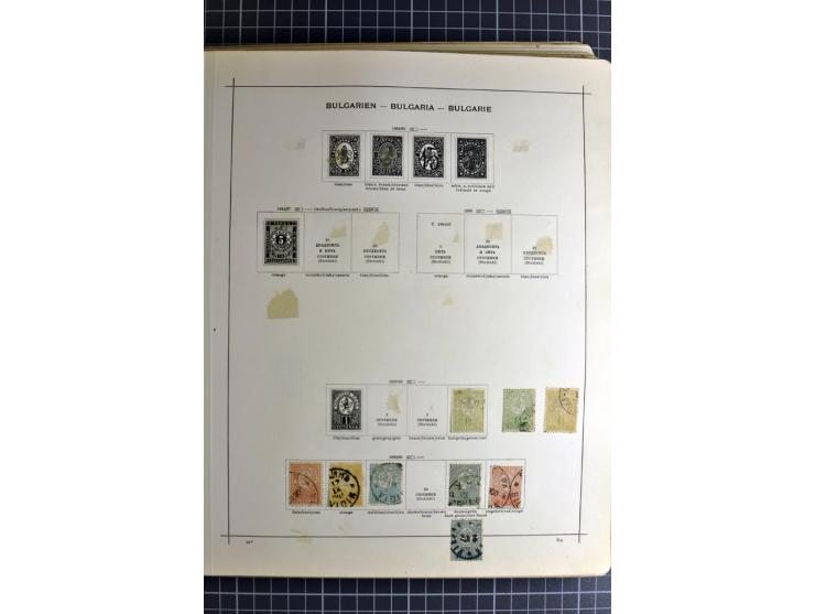 1849/1942, ungebrauchte und gestempelte Sammlung mit besseren Ausgaben in 2 alten Schaubek-Alben, dazu kleines Einsteckbuch m