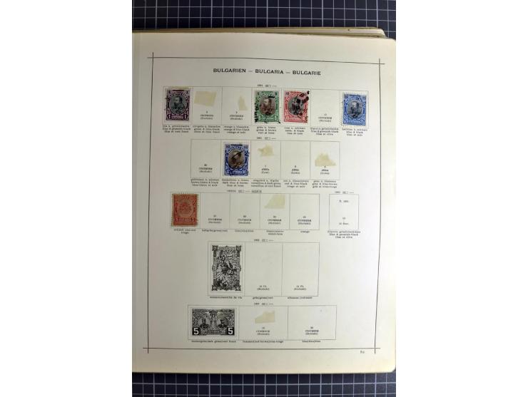 1849/1942, ungebrauchte und gestempelte Sammlung mit besseren Ausgaben in 2 alten Schaubek-Alben, dazu kleines Einsteckbuch m