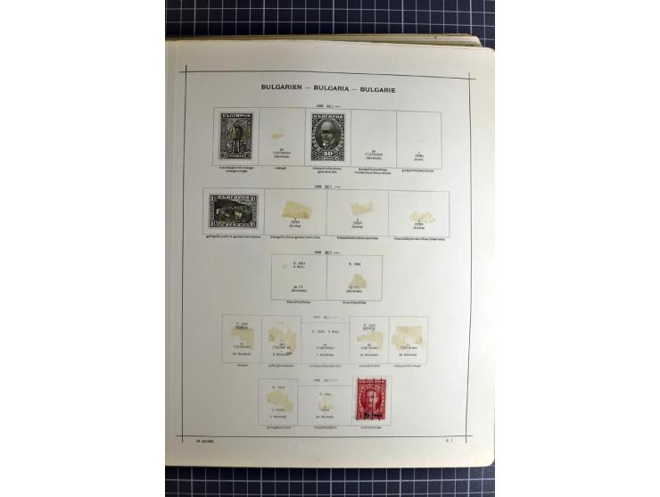 1849/1942, ungebrauchte und gestempelte Sammlung mit besseren Ausgaben in 2 alten Schaubek-Alben, dazu kleines Einsteckbuch m