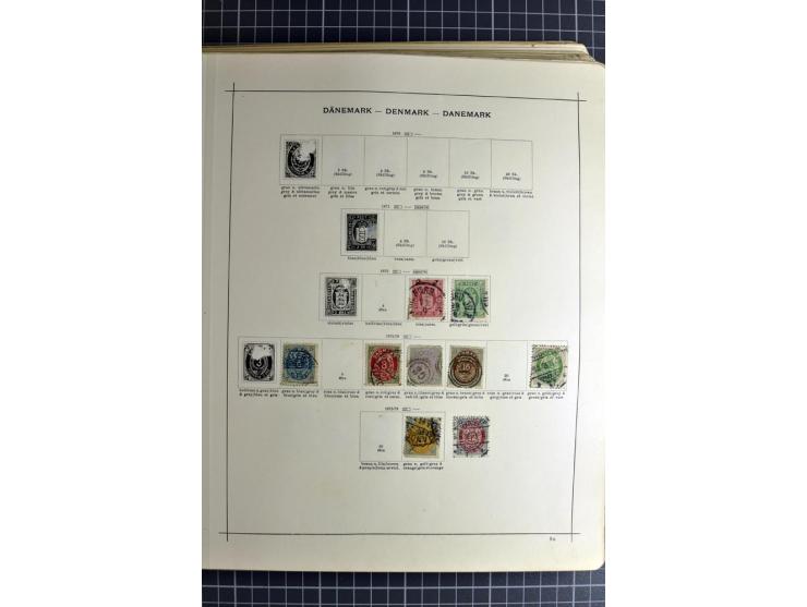1849/1942, ungebrauchte und gestempelte Sammlung mit besseren Ausgaben in 2 alten Schaubek-Alben, dazu kleines Einsteckbuch m