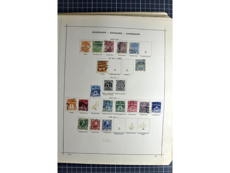 1849/1942, ungebrauchte und gestempelte Sammlung mit besseren Ausgaben in 2 alten Schaubek-Alben, dazu kleines Einsteckbuch m