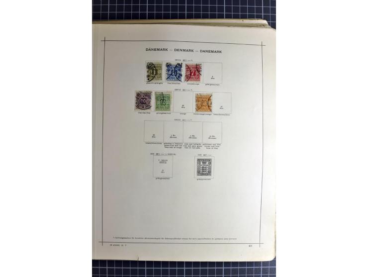 1849/1942, ungebrauchte und gestempelte Sammlung mit besseren Ausgaben in 2 alten Schaubek-Alben, dazu kleines Einsteckbuch m