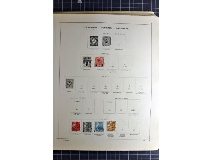 1849/1942, ungebrauchte und gestempelte Sammlung mit besseren Ausgaben in 2 alten Schaubek-Alben, dazu kleines Einsteckbuch m