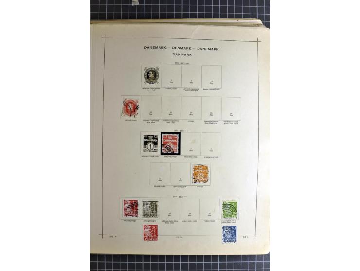1849/1942, ungebrauchte und gestempelte Sammlung mit besseren Ausgaben in 2 alten Schaubek-Alben, dazu kleines Einsteckbuch m